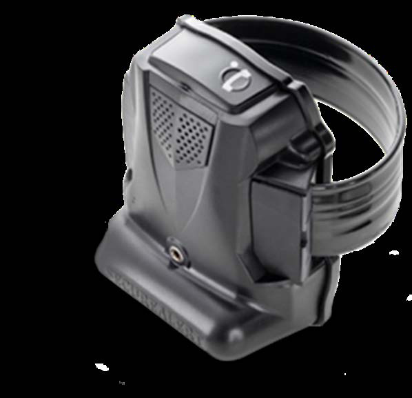 Track Group ReliAlert XC3 GPS ankle monitor with charging cradle